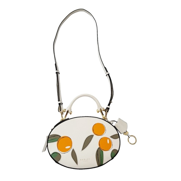 RADLEY LONDON Leather Orange Street Small Zip Around Grab Handbag Shoulder Bag - Picture 3 of 14